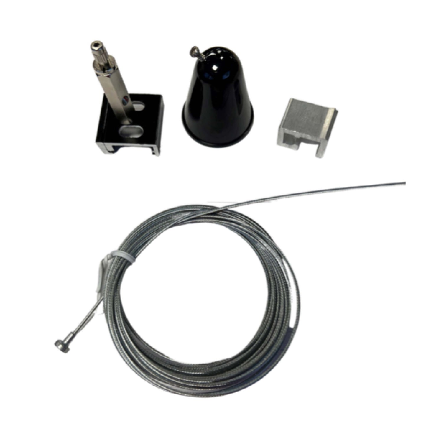 Global 3 Circuit Track Black Suspension Hanging Kit by Nordic Aluminium <335382>