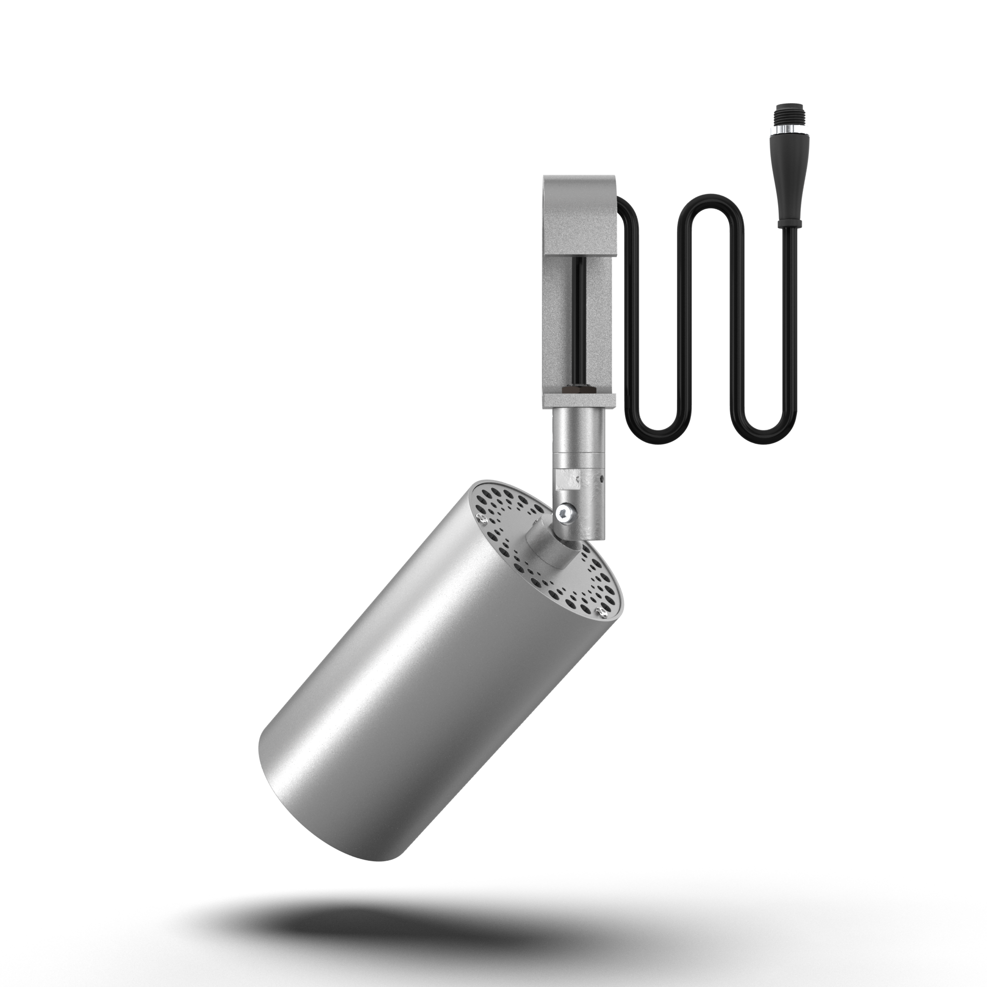 A sustainable raw aluminium architectural spotlight that's paint-free and designed and built for circular economy